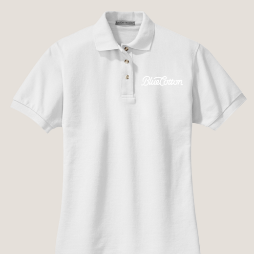 Sample image of L420 Port Authority Pique Knit Ladies Sport Shirt