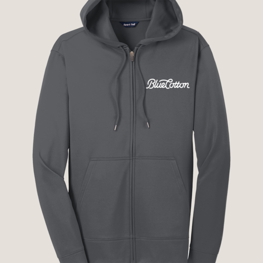 Sample image of ST238 Sport-Tek Sport-Wick Fleece Full-Zip Hooded Jacket