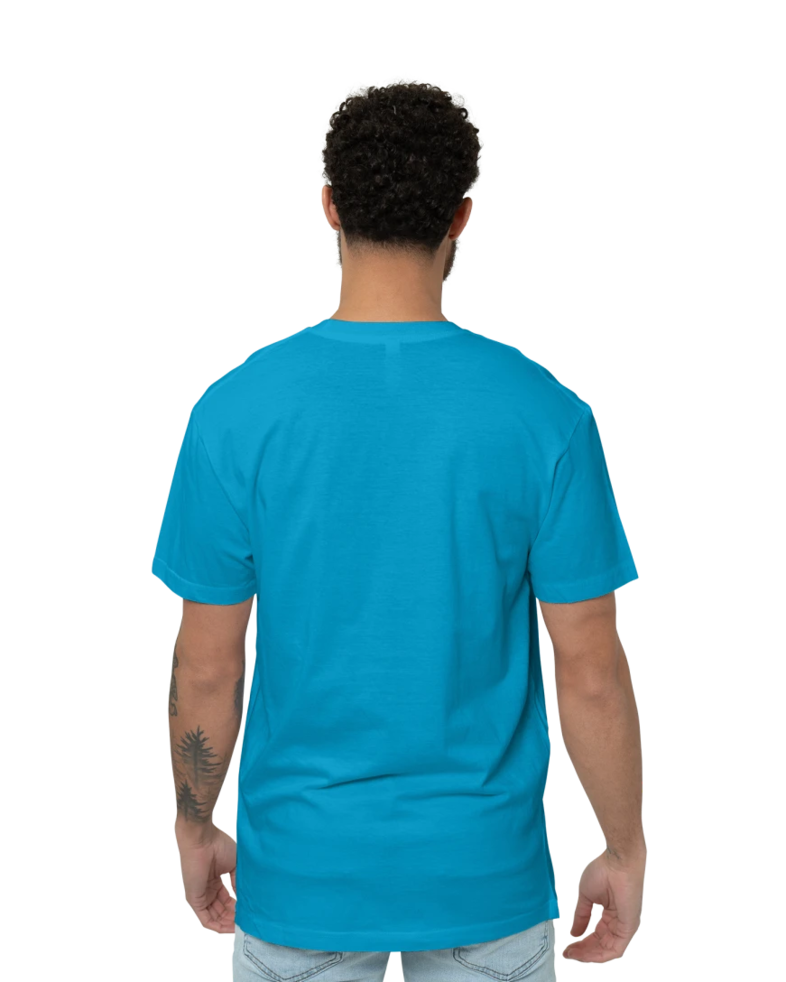 Image of a model wearing a 2001 American Apparel Fine Jersey Tee