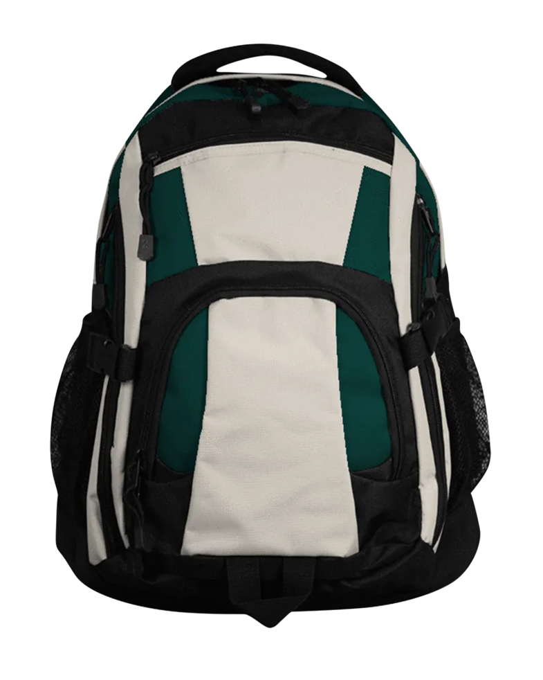 Image of a model wearing a BG77 Port Authority Urban Backpack