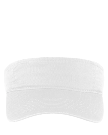 Model wearing a CP45 Port & Company Fashion Visor