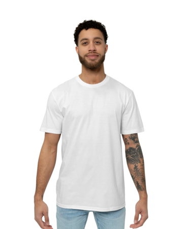 Model wearing a DT6000 District Very Important Tee