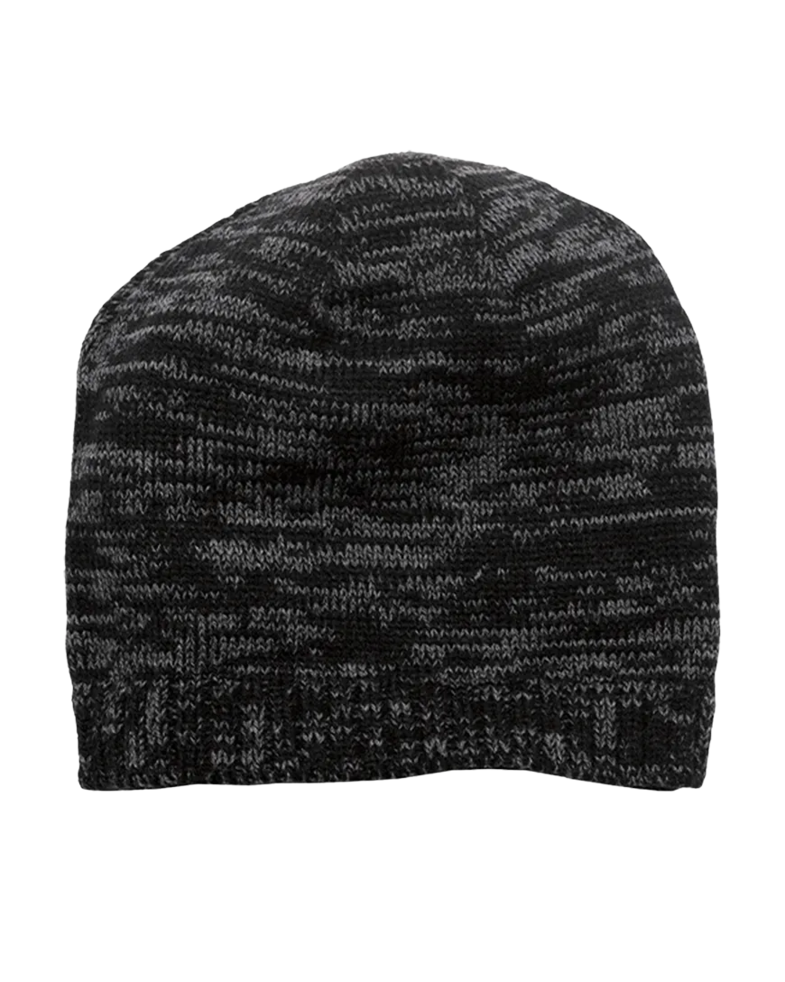Image of a model wearing a DT620 District Spaced-Dyed Beanie