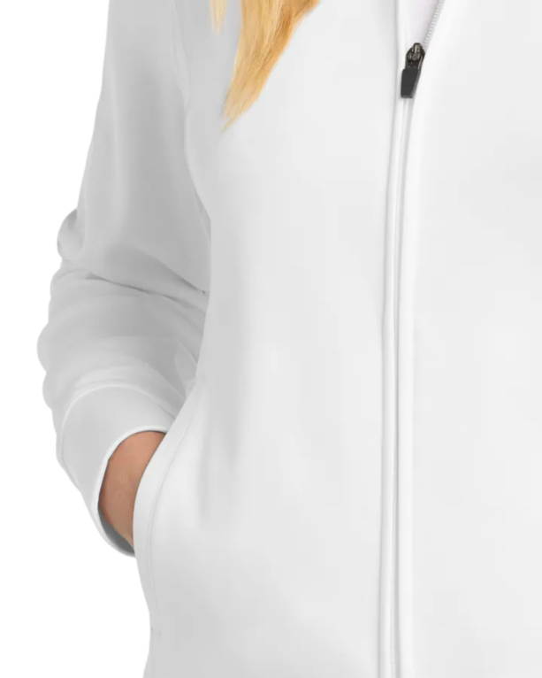 Closeup of a LST241 Sport-Tek Ladies Sport-Wick Fleece Full-Zip Jacket