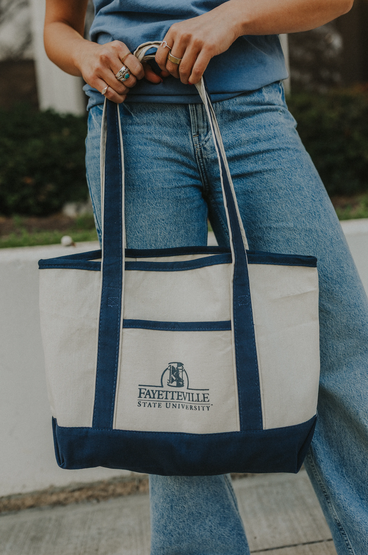 Customer photo for Q125800 Q-Tees 20L Small Canvas Deluxe Tote