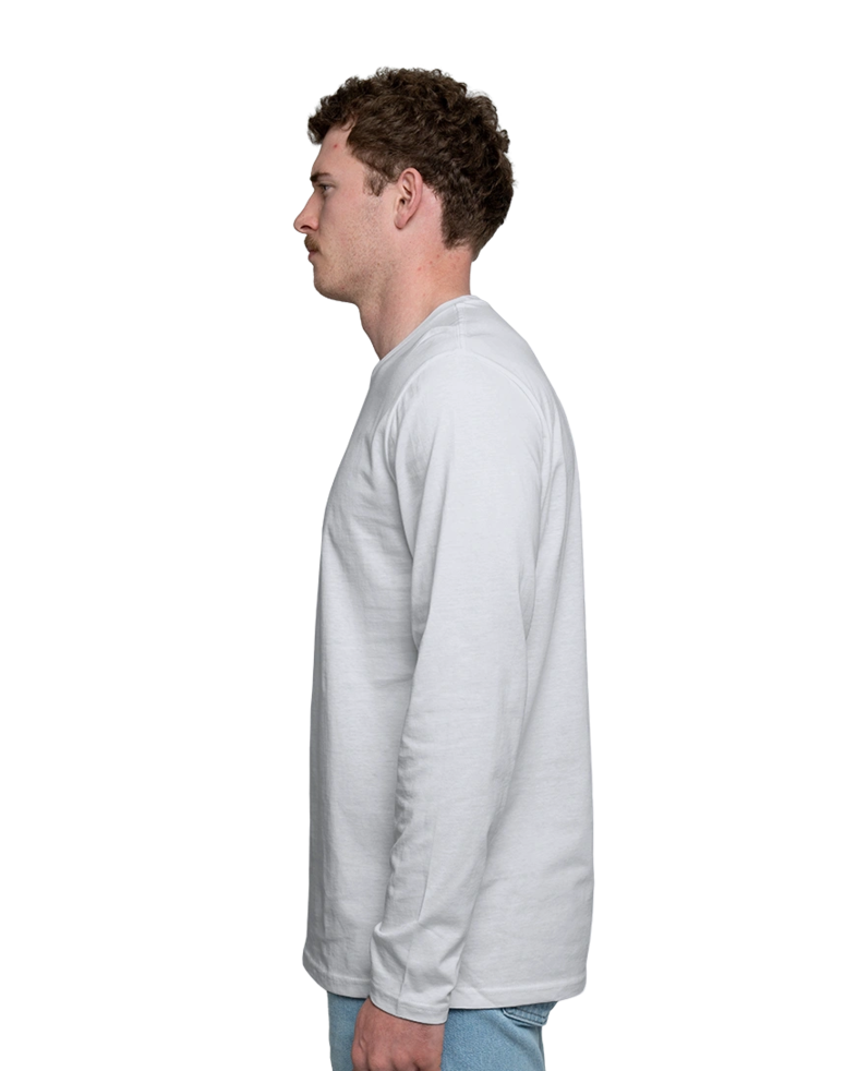 Image of a model wearing a DT105 District Long Sleeve Tee