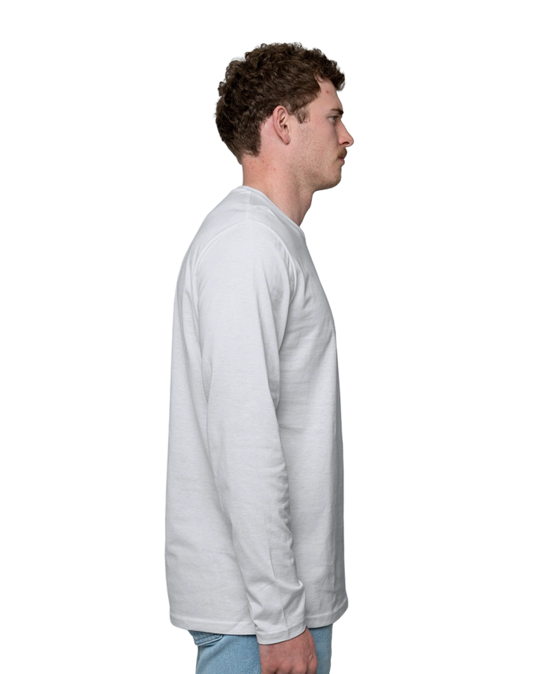 Image of a model wearing a DT105 District Long Sleeve Tee