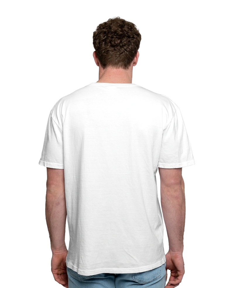 Image of a model wearing a PC099 Port & Company Pigment-Dyed Tee