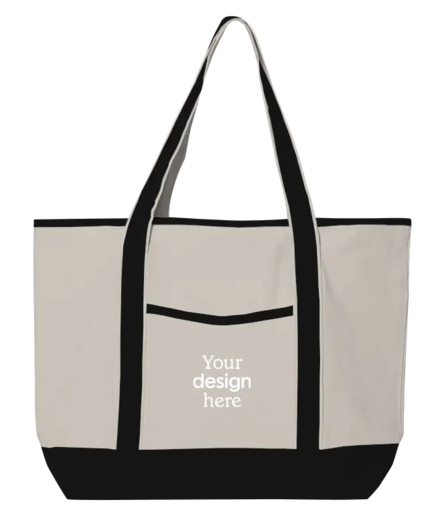 Sample image of Q1500 Q-Tees 34.6L Large Canvas Deluxe Tote